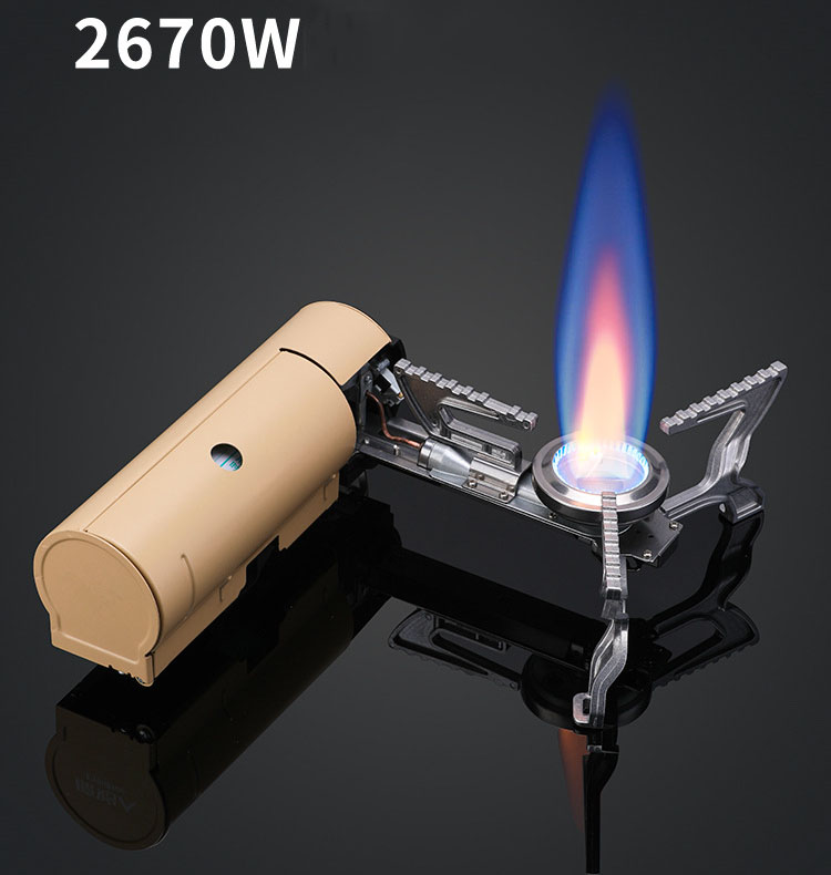 Estufa de gas portátil mini de casete plegable para exteriores