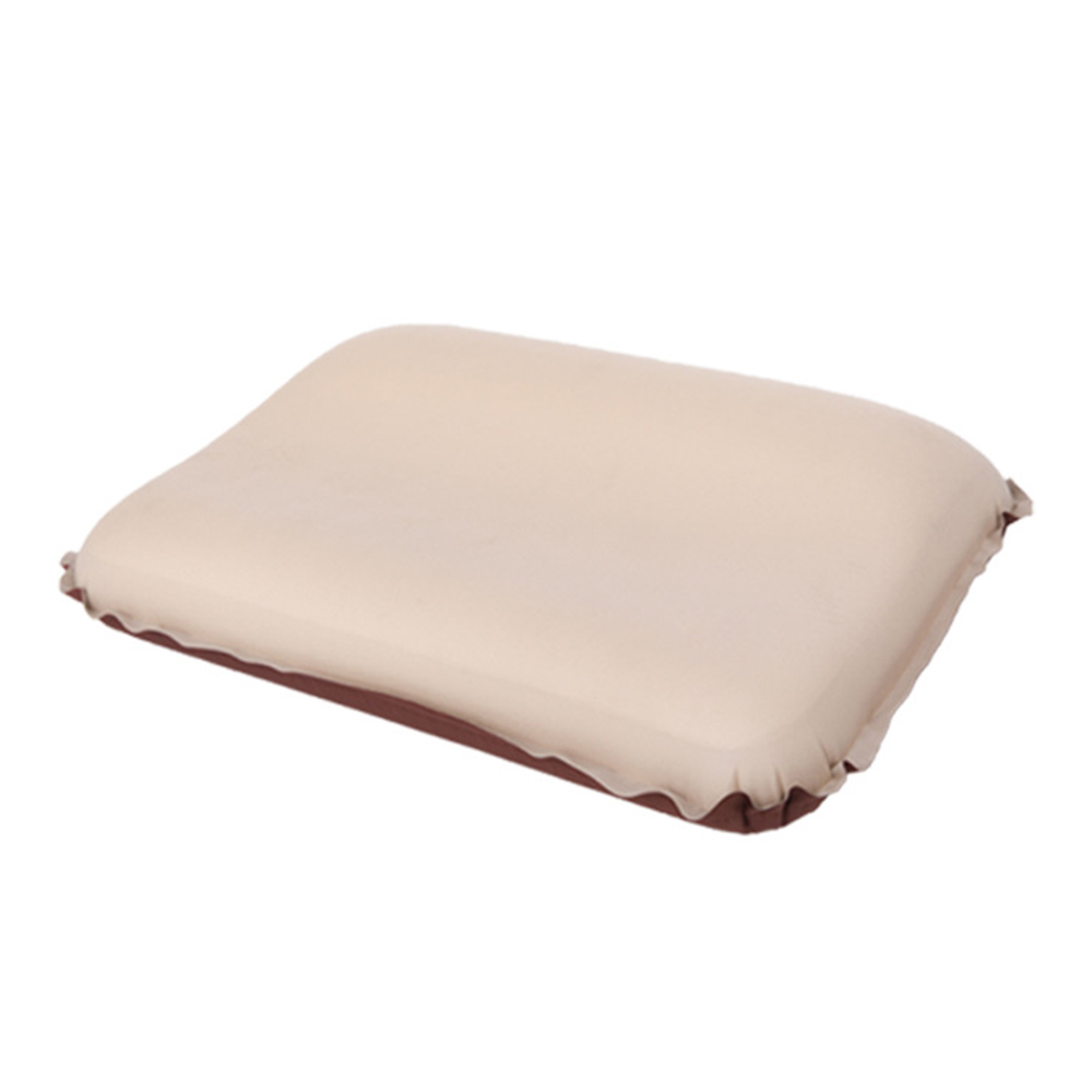 Almohada de espuma viscoelástica autoinflable y plegable para exteriores