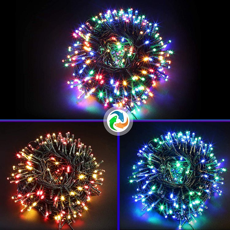 Cadena de luces LED navideñas a prueba de agua