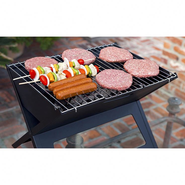 Parrillas para barbacoa plegables portátiles instantáneas en forma de X