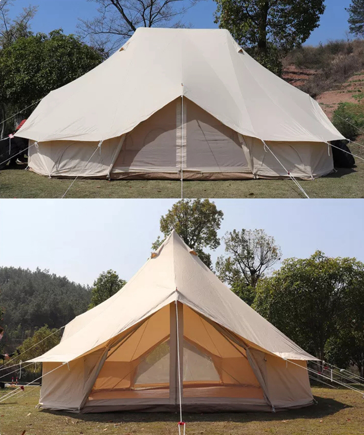 Tienda de campaña Emperor Yurt de 24 m² para camping y glamping