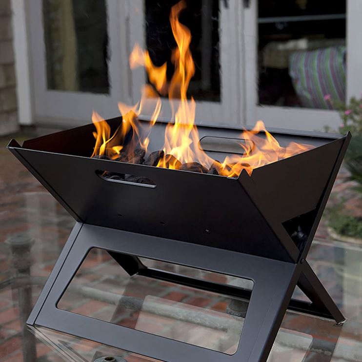 Parrillas para barbacoa plegables portátiles instantáneas en forma de X