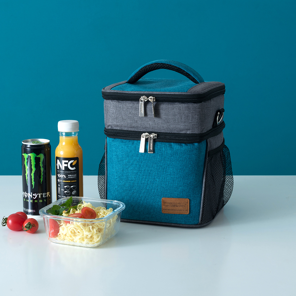 Bolsa térmica para alimentos con aislamiento impermeable para exteriores para senderismo