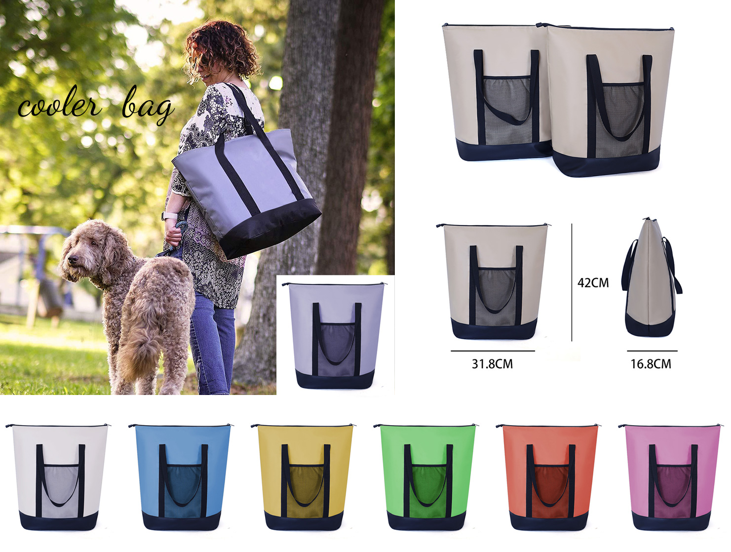 Bolsa térmica para bebidas y alimentos para acampar al aire libre