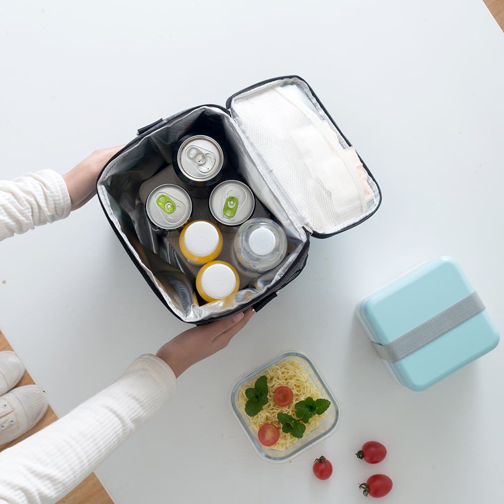 Bolsa térmica para alimentos con aislamiento impermeable para exteriores para senderismo