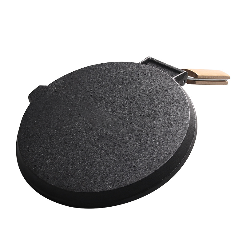 Planchas y sartenes de hierro fundido con mango plegable
