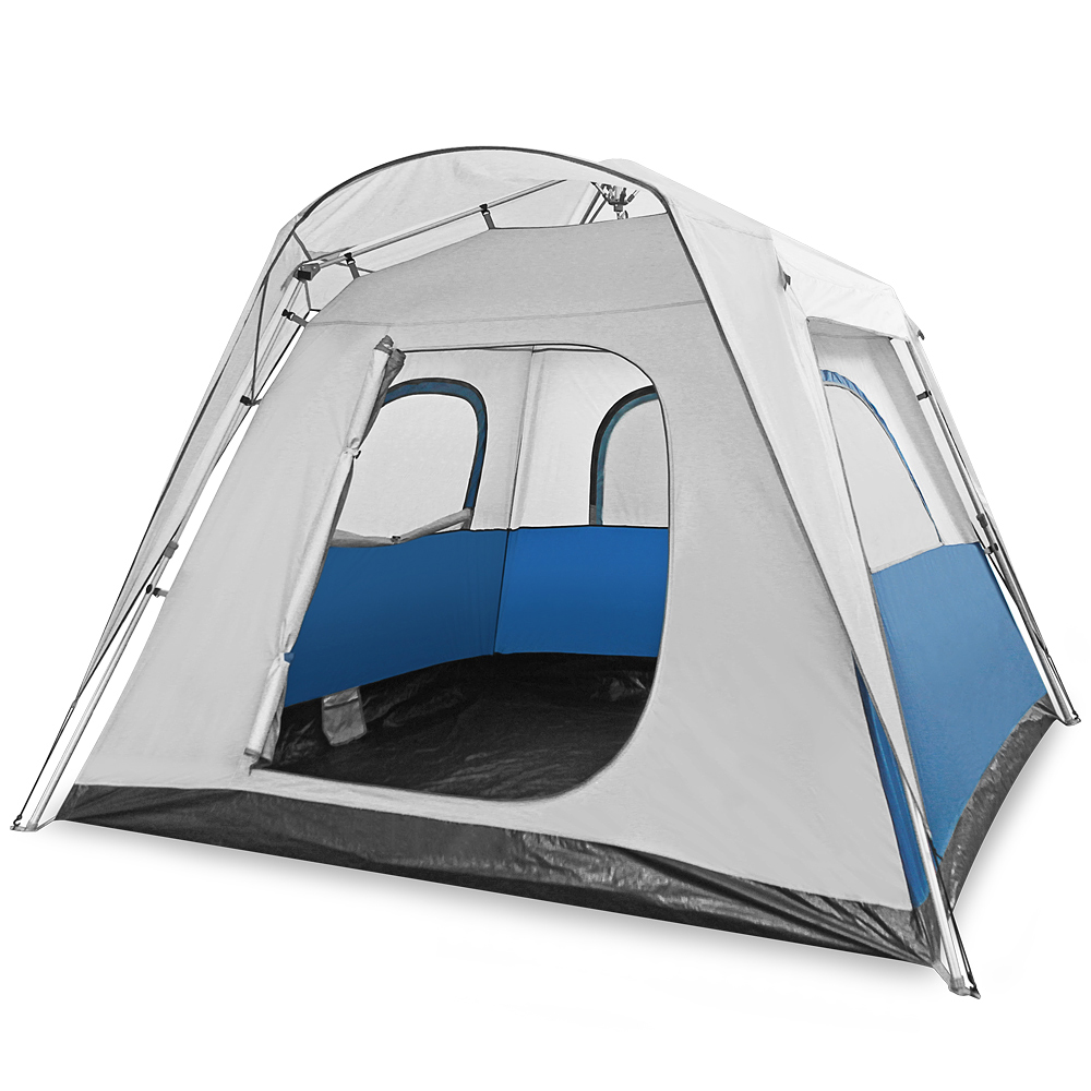Tienda de campaña familiar resistente al viento para exteriores - Tienda de campaña tipo domo impermeable para 4 o 5 personas
