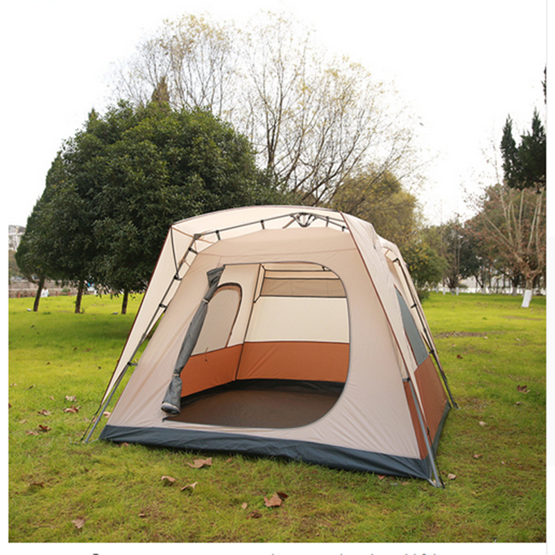 Tienda de campaña familiar resistente al viento para exteriores - Tienda de campaña tipo domo impermeable para 4 o 5 personas