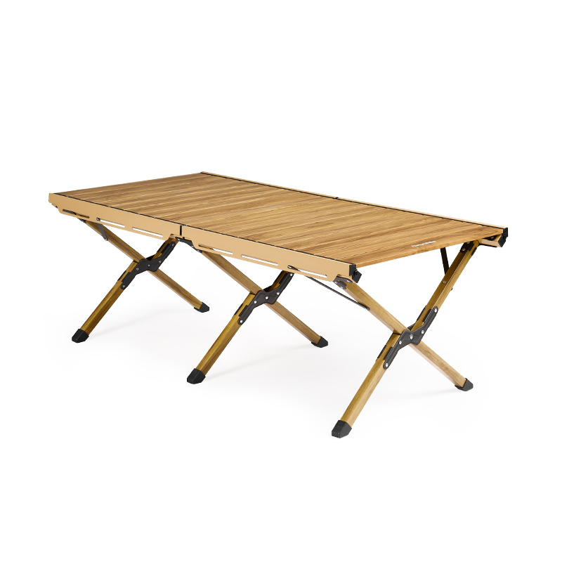 Mesa plegable para acampar de aluminio con forma de huevo nueva de 2023