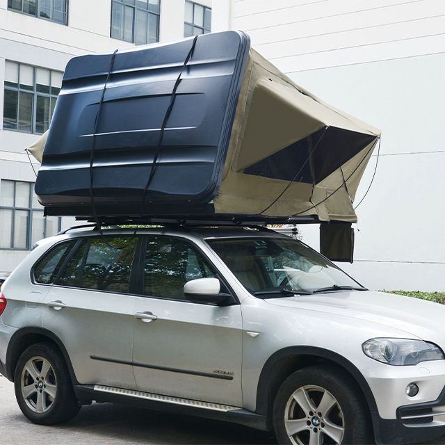 Tienda de campaña rígida para techo de coche todoterreno para acampar al aire libre