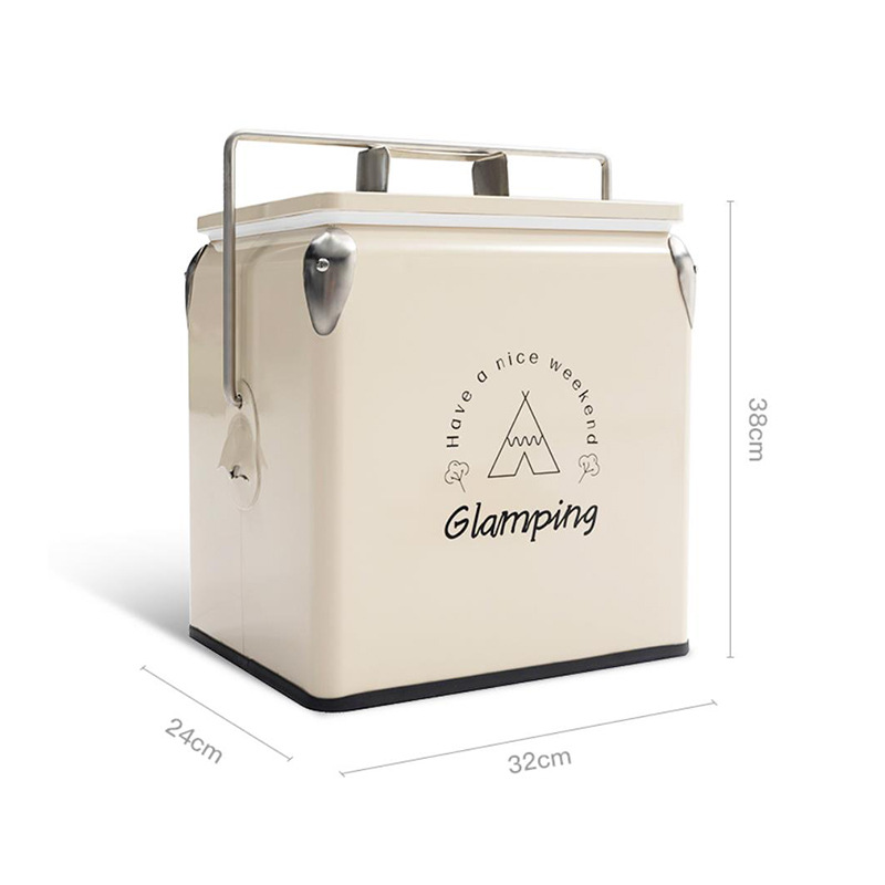 caja al aire libre del refrigerador del hielo que acampa 13L/17L para la cerveza del vino aislada en frío