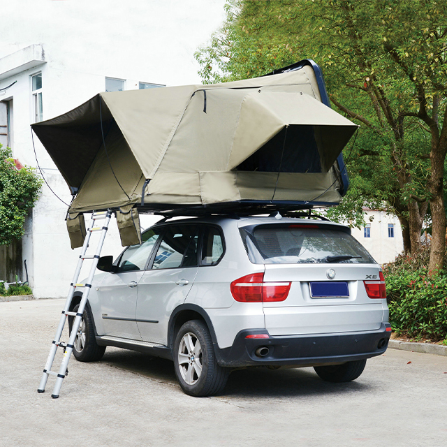 Tienda de campaña rígida para techo de coche todoterreno para acampar al aire libre