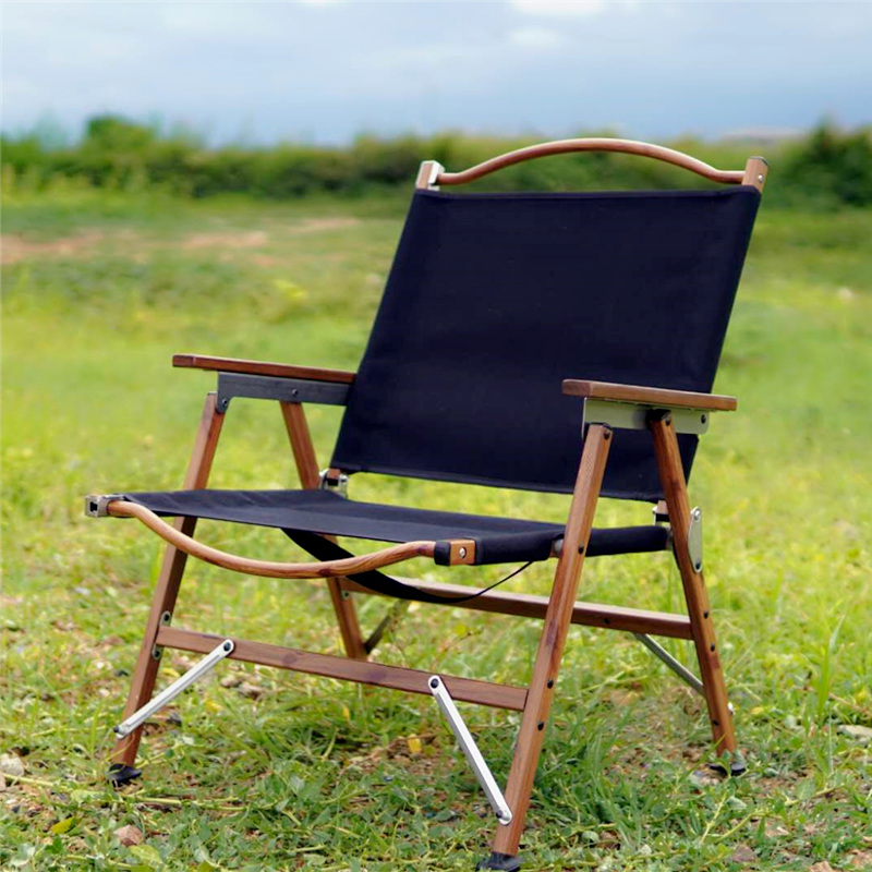 Silla plegable de aluminio para acampar al aire libre personalizada Kermit