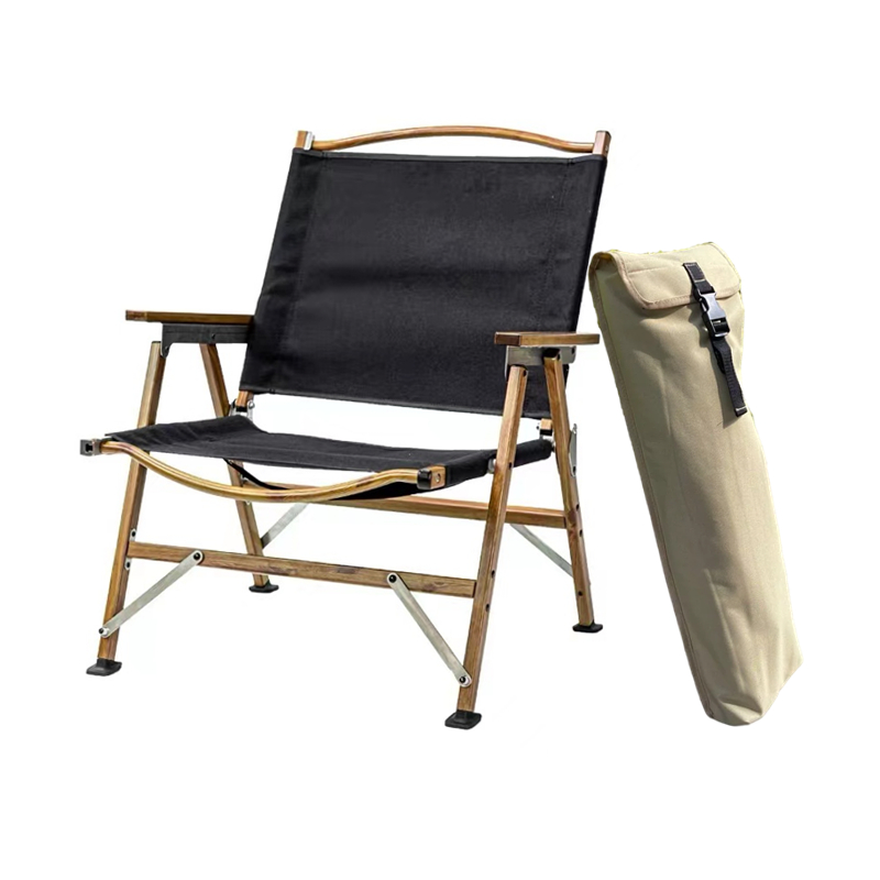 Silla plegable de aluminio para acampar al aire libre personalizada Kermit