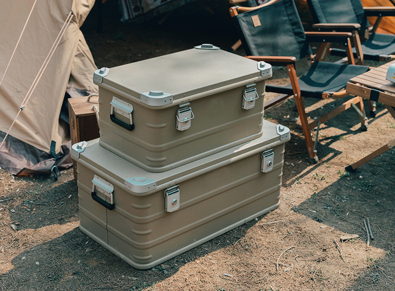 Cajas de almacenamiento y transporte de aluminio para acampar al aire libre, por tierra, 4x4 Offroad y Adventure