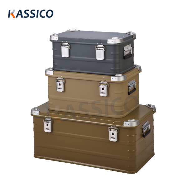 Cajas de almacenamiento y transporte de aluminio para acampar al aire libre, por tierra, 4x4 Offroad y Adventure
