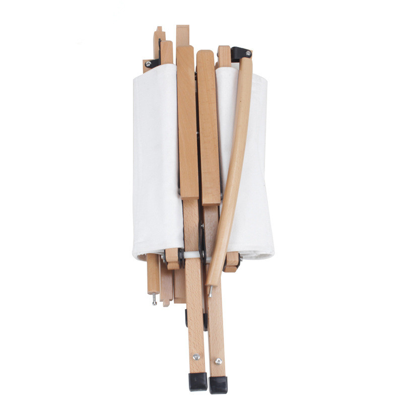 Silla plegable Kermit de madera de haya para acampar al aire libre