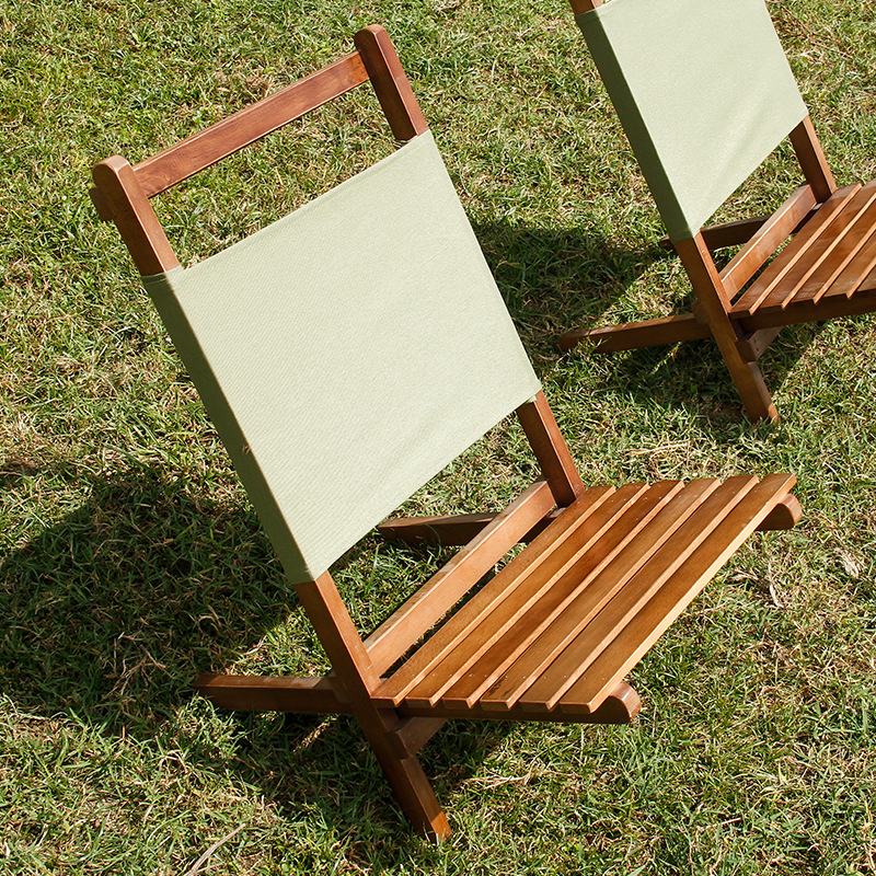 Sillón plegable de madera para patio, porche, terraza y césped