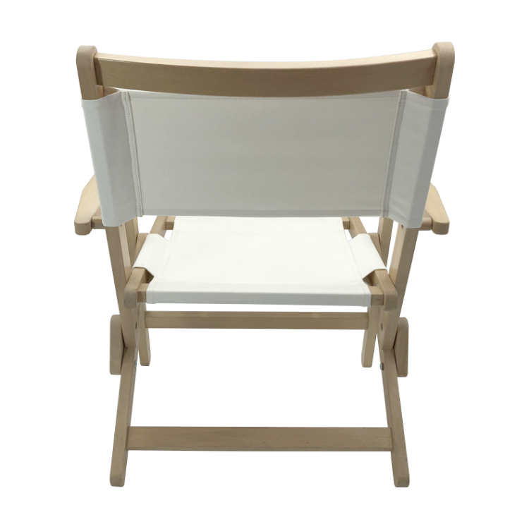 Silla de camping portátil de madera plegable personalizada