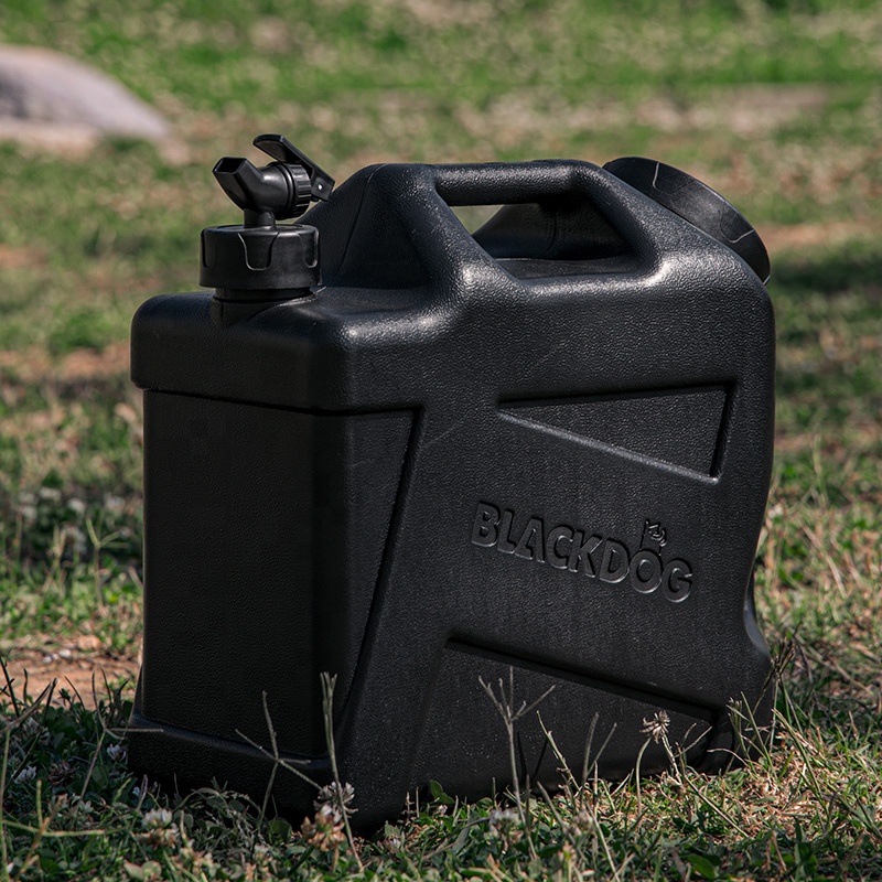 Cubo de agua para acampar de plástico de grado alimenticio de 12 l