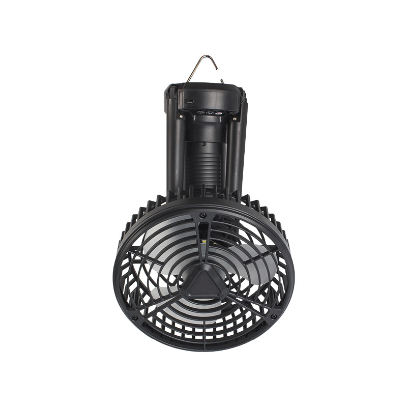Mini ventilador USB para camping con LED