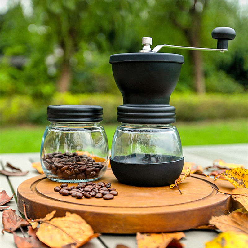 Molinillo de café portátil y manual para acampar