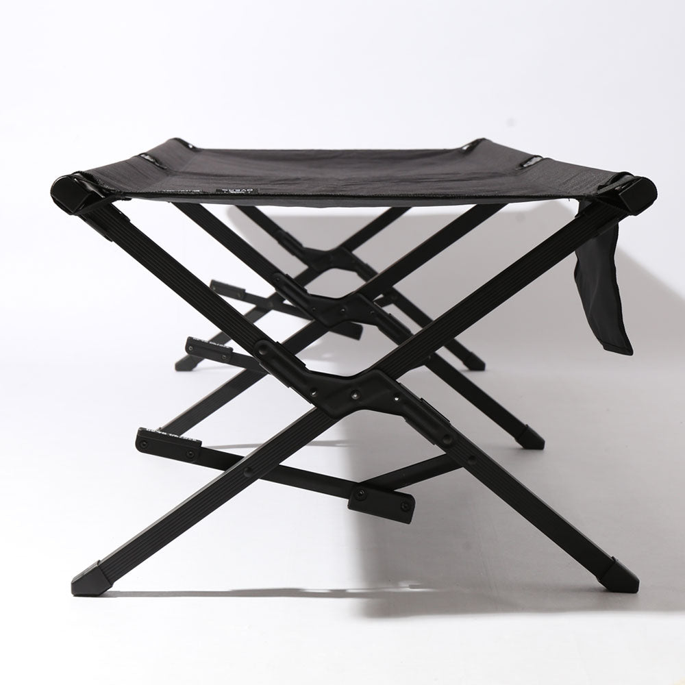 Cama de camping plegable de altura ajustable, catre para dormir al aire libre