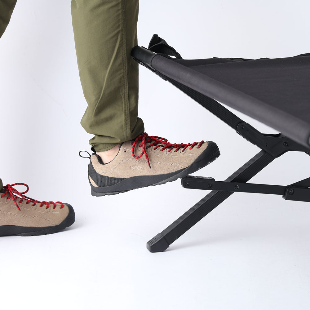 Cama de camping plegable de altura ajustable, catre para dormir al aire libre