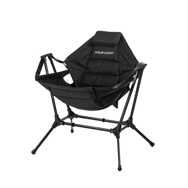 Silla columpio informal para acampar de aleación de aluminio