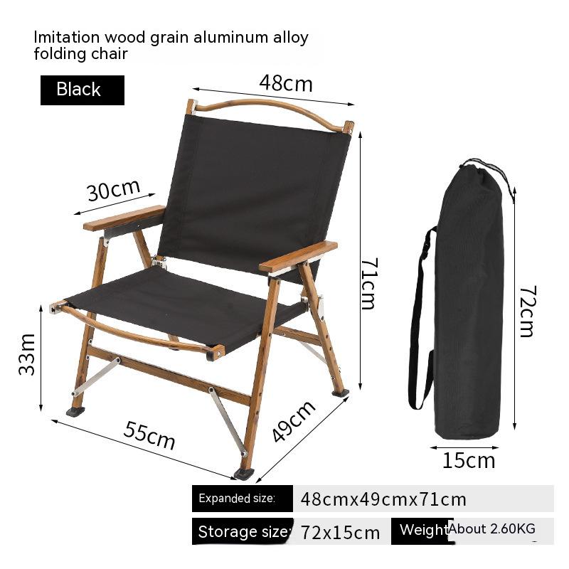 Silla Kermit plegable y portátil de aluminio, desmontable, para acampar al aire libre y hacer pícnic