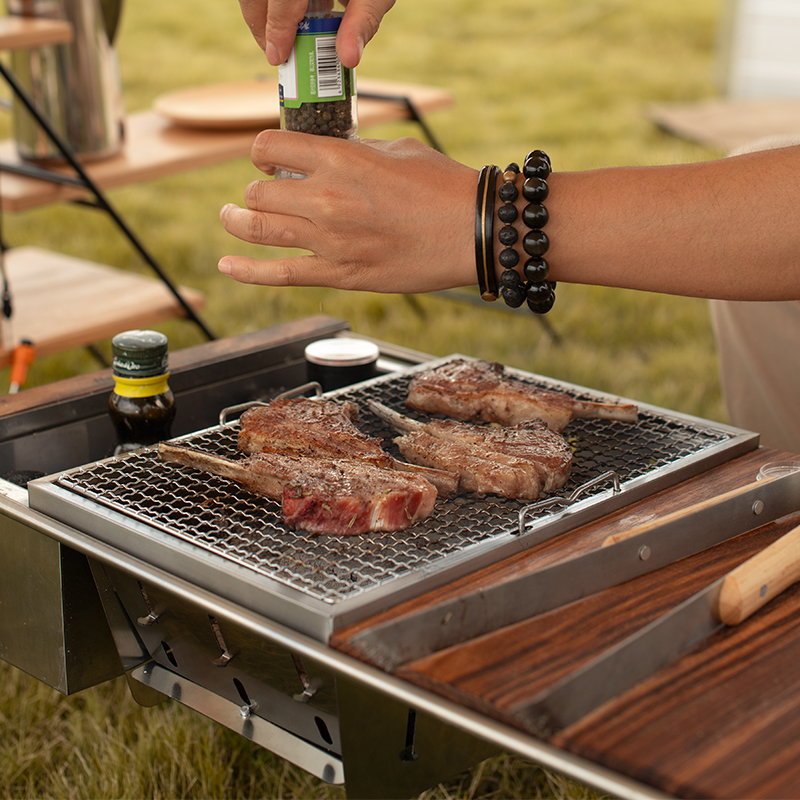 Parrilla de carbón para picnic de acero inoxidable 304 IGT