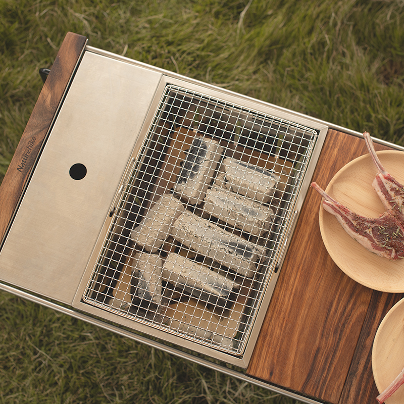 Parrilla de carbón para picnic de acero inoxidable 304 IGT