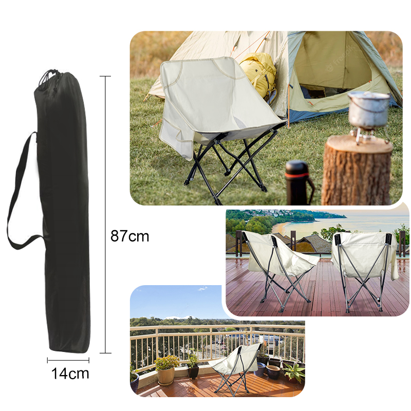 Silla de mochila ultraligera portátil para acampar, hacer senderismo y pescar