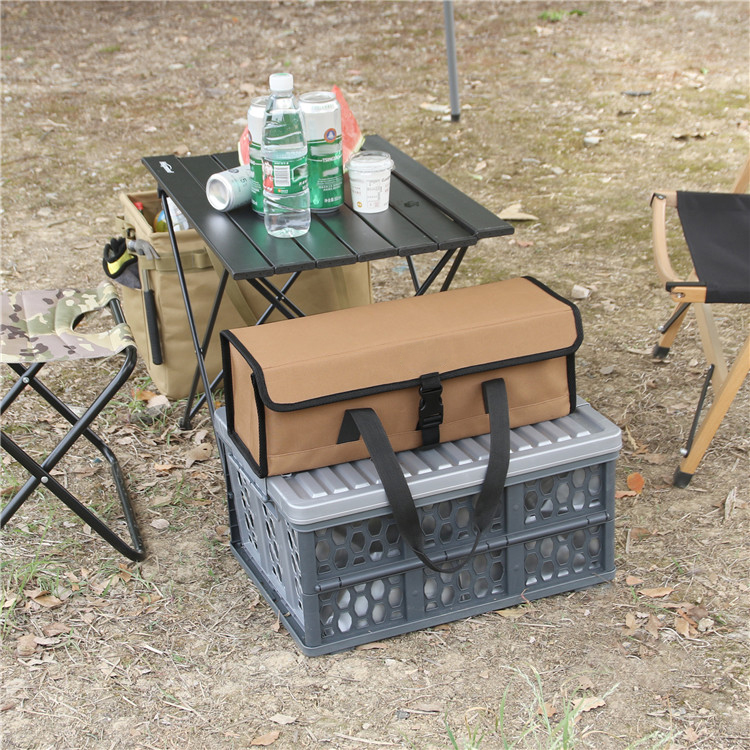 Caja de camping multiusos plegable de gran capacidad para exteriores