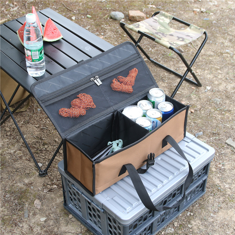 Caja de camping multiusos plegable de gran capacidad para exteriores