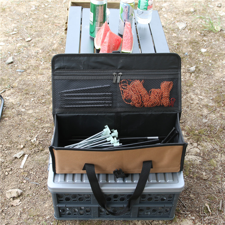Caja de camping multiusos plegable de gran capacidad para exteriores