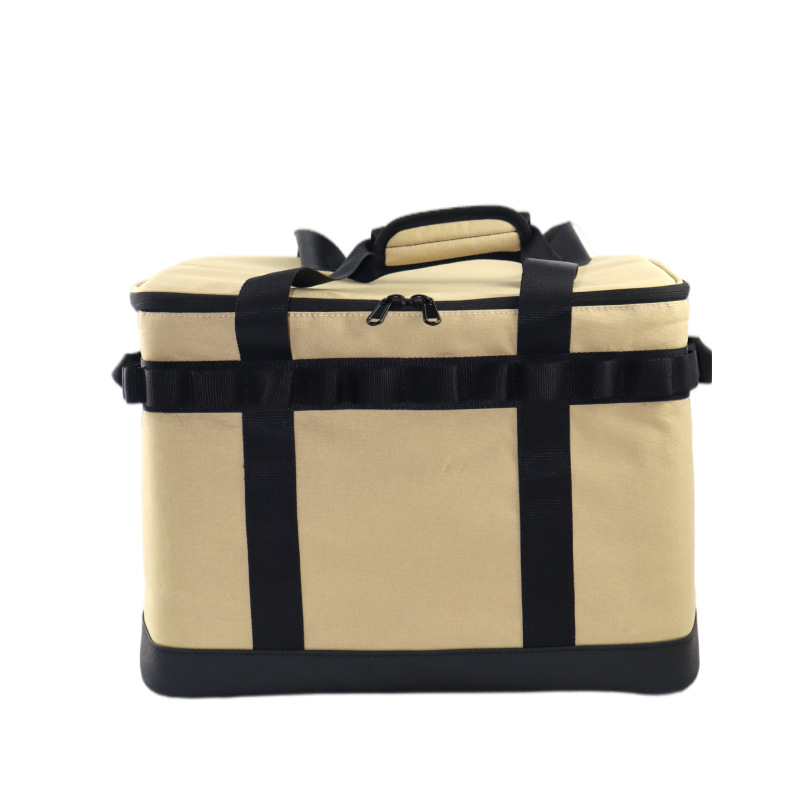 Bolsa de lona plegable para almacenamiento de acampada, 43 l