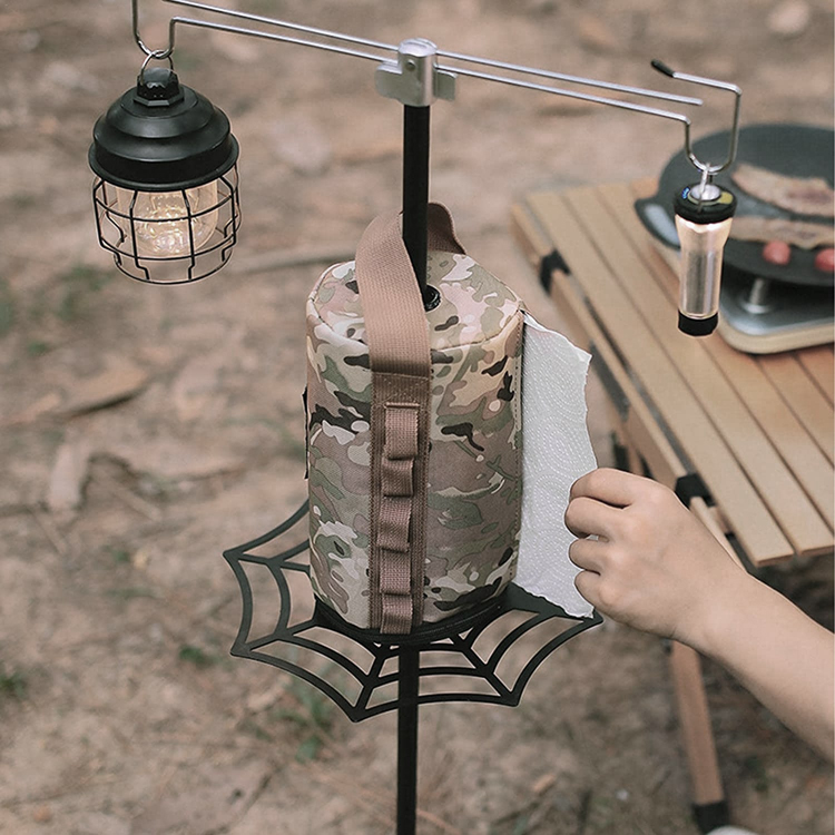 Bolsa de almacenamiento de poliéster para barbacoa, picnic y camping