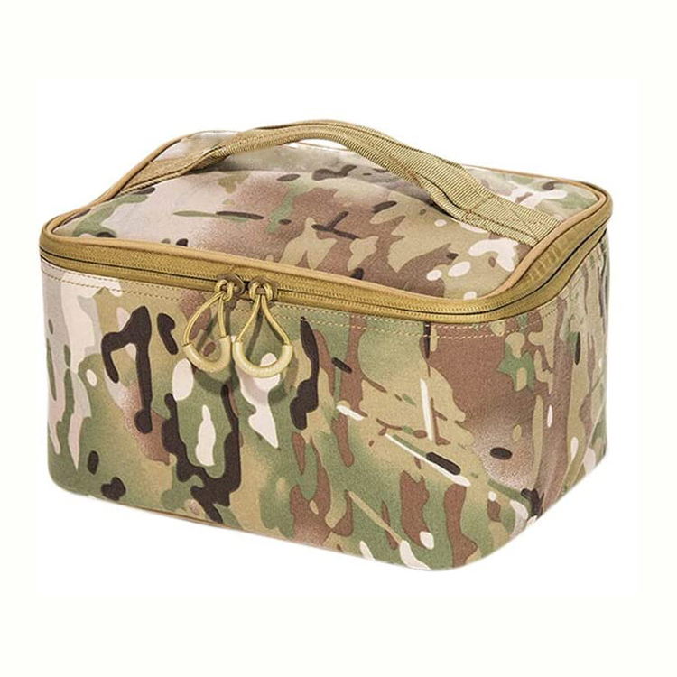 Bolsa de almacenamiento de cocina para acampar al aire libre con divisores