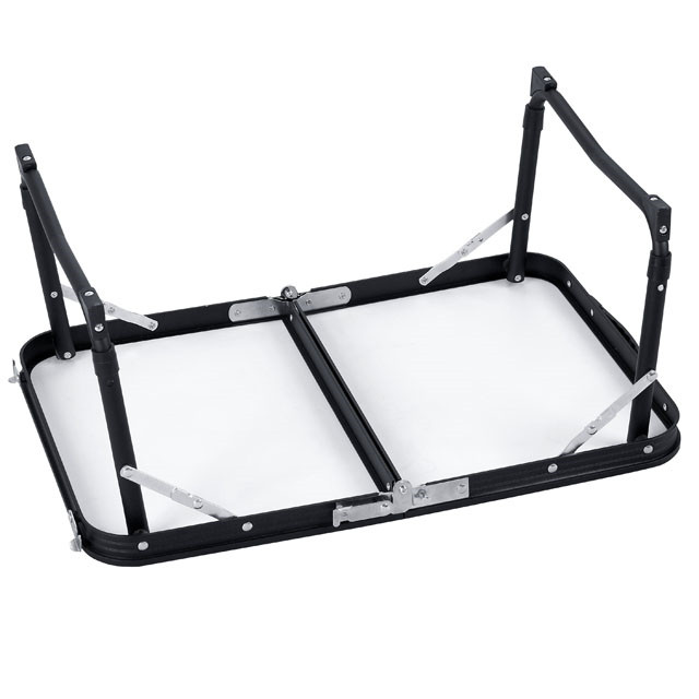 Mesa plegable pequeña para exteriores, para patio, jardín, camping