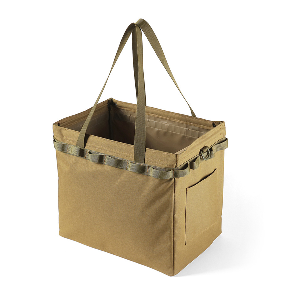Caja de almacenamiento plegable para exteriores, bolsa de herramientas para acampar