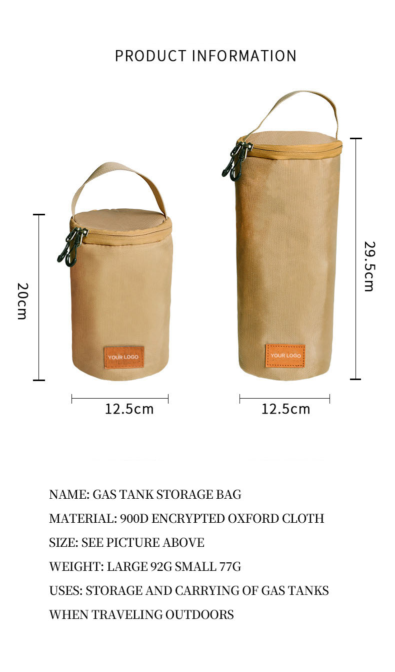 Estuche protector Bolsa de almacenamiento para tanque de lámpara portátil