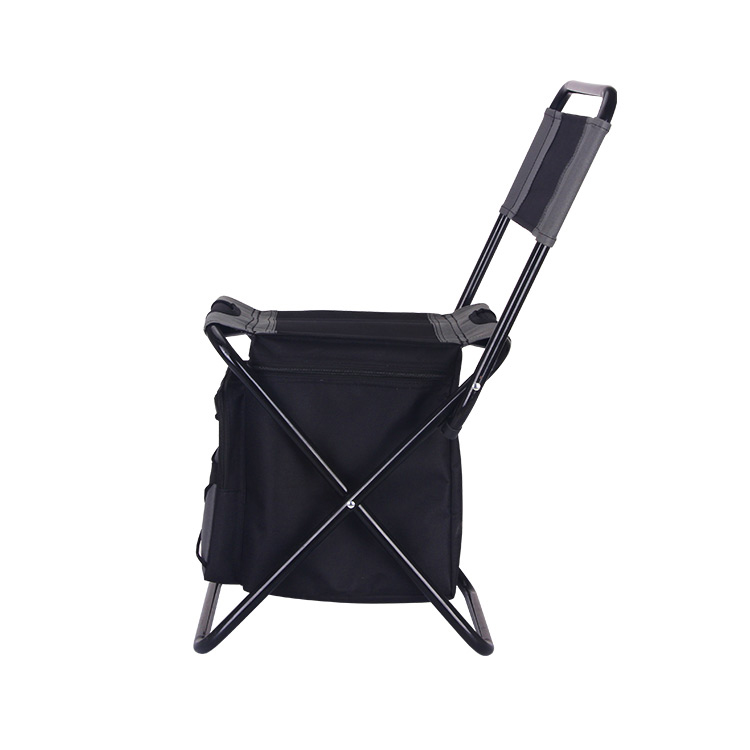 Silla tipo mochila para viajes y pesca