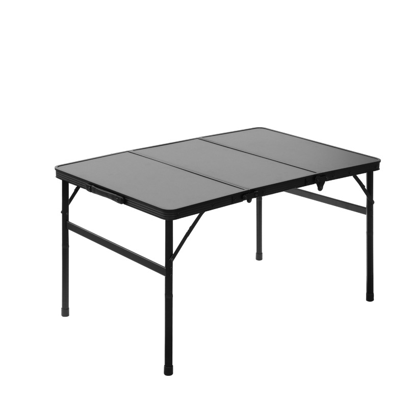 Mesa plegable portátil con marco de aluminio y tablero de MDF