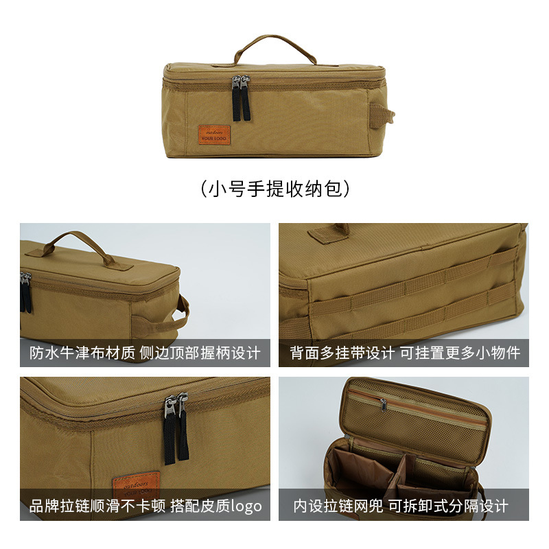 Bolsa de almacenamiento para tanque de gas al aire libre, bolsa anticolisión para utensilios de cocina para picnic