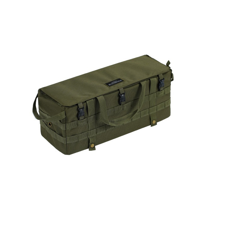 Bolsas de almacenamiento organizadoras para acampar al aire libre con lado de mesa y lado de reposabrazos
