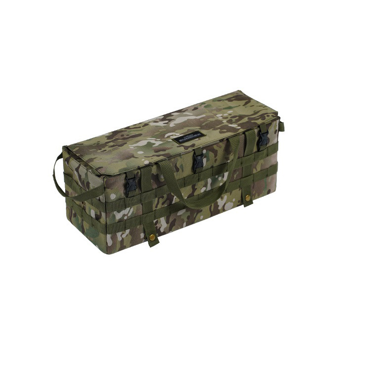 Bolsas de almacenamiento organizadoras para acampar al aire libre con lado de mesa y lado de reposabrazos