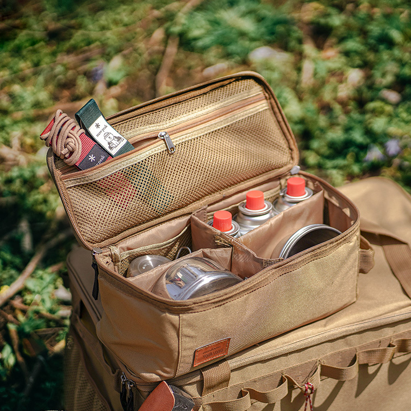 Bolsa de almacenamiento para tanque de gas al aire libre, bolsa anticolisión para utensilios de cocina para picnic