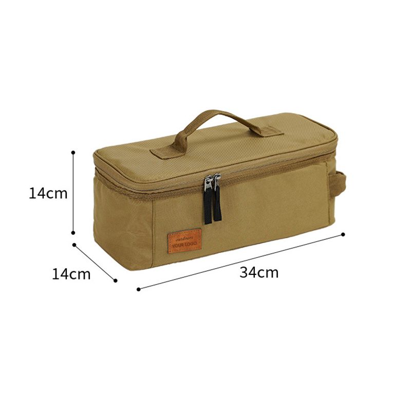 Bolsa de almacenamiento para tanque de gas al aire libre, bolsa anticolisión para utensilios de cocina para picnic