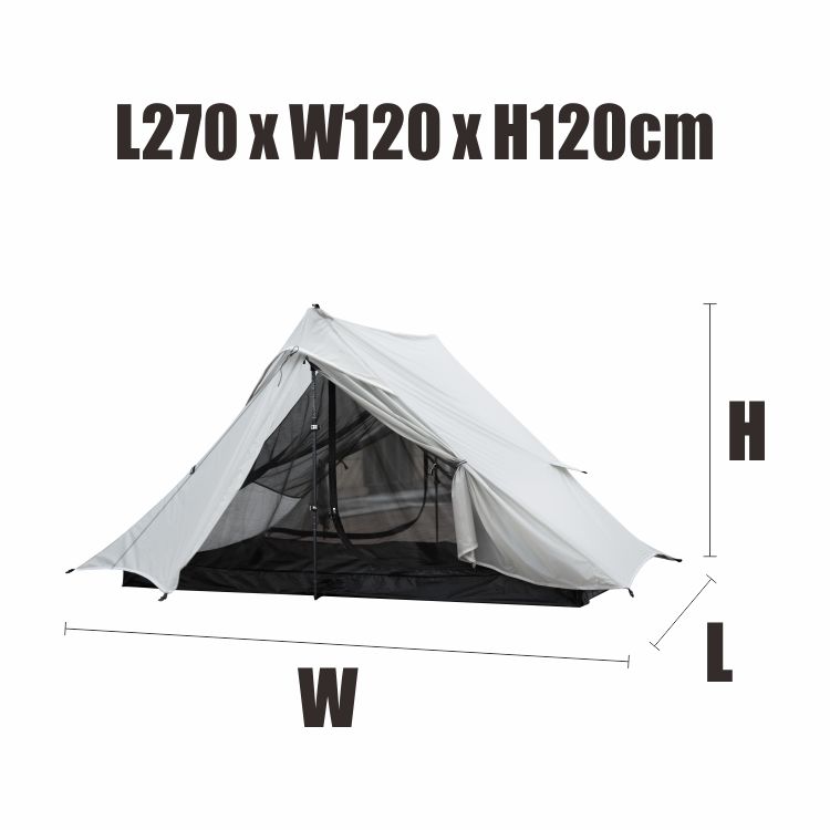 Tienda de campaña ultraligera para senderismo y acampada al aire libre para 2 personas